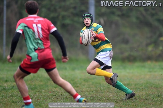 2018-11-11 Chicken Rugby Rozzano-Caimani Rugby Lainate 038